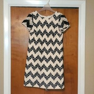 Talbots Black and White dress size 6
